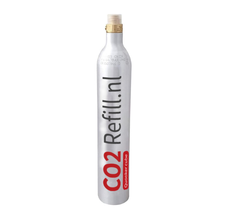 1 CO2 Refill.nl CUBE Cilinder incl. RuilBox - CO2 Refill.nl