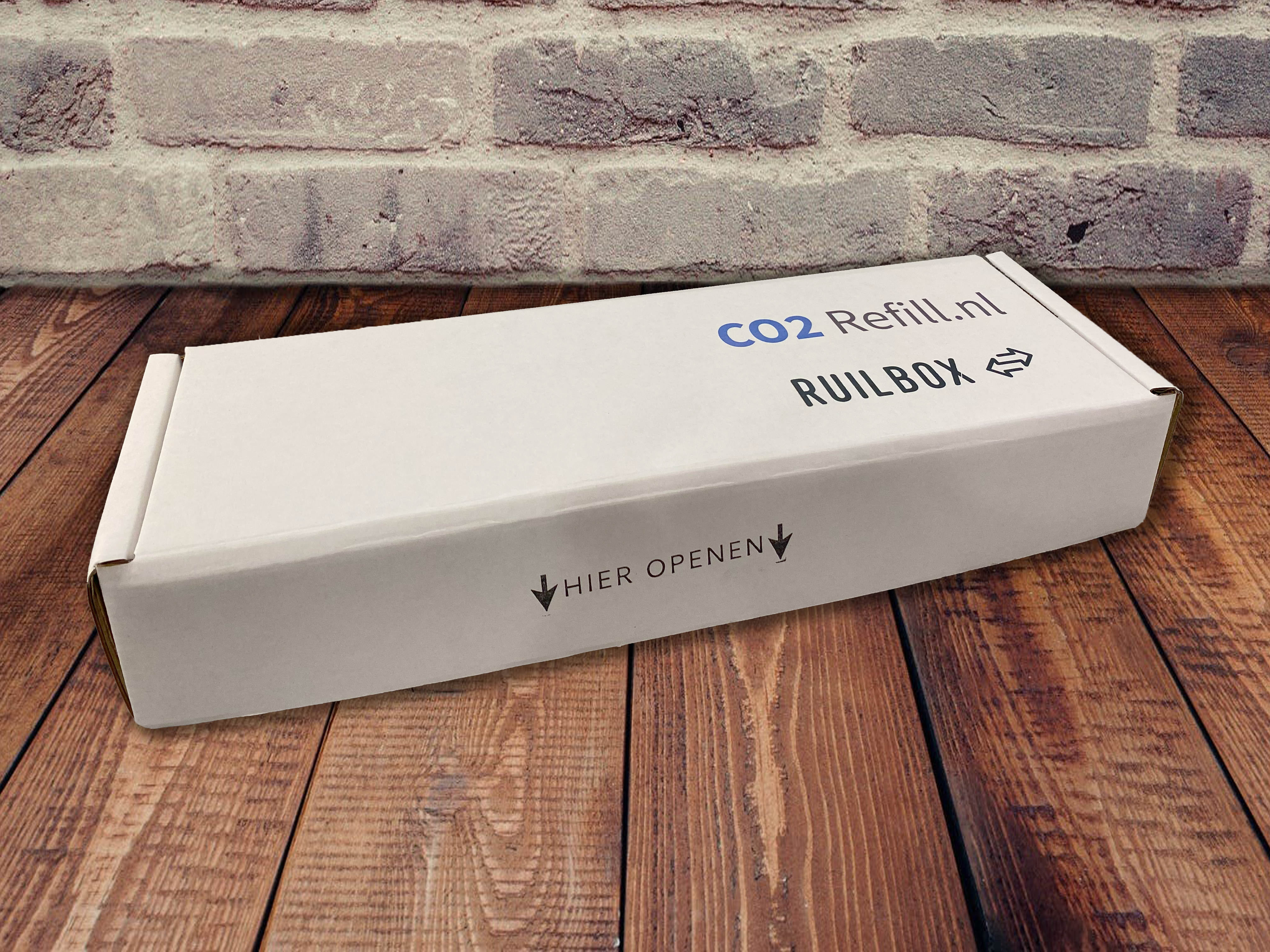 2 CO2 Refill.nl Easy Connect Cilinders incl. RuilBox - CO2 Refill.nl