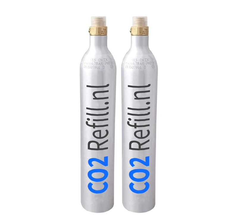 2 CO2 Cilinders incl. RuilBox - CO2 Refill.nl