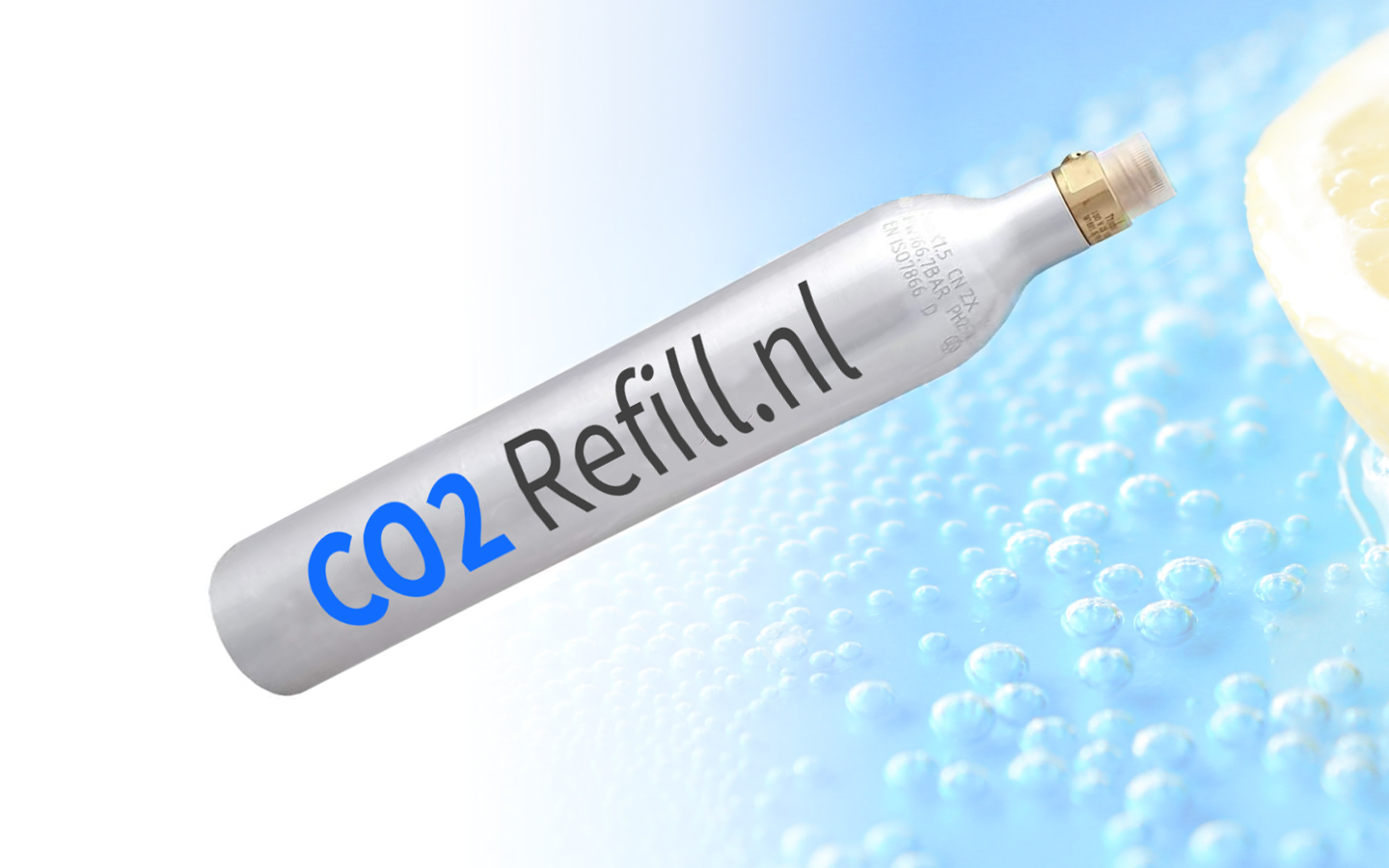 1 CO2 Cilinder incl. RuilBox en retourlabel - CO2 Refill.nl